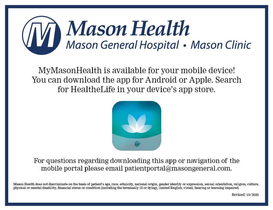 Mason Health Mobile App