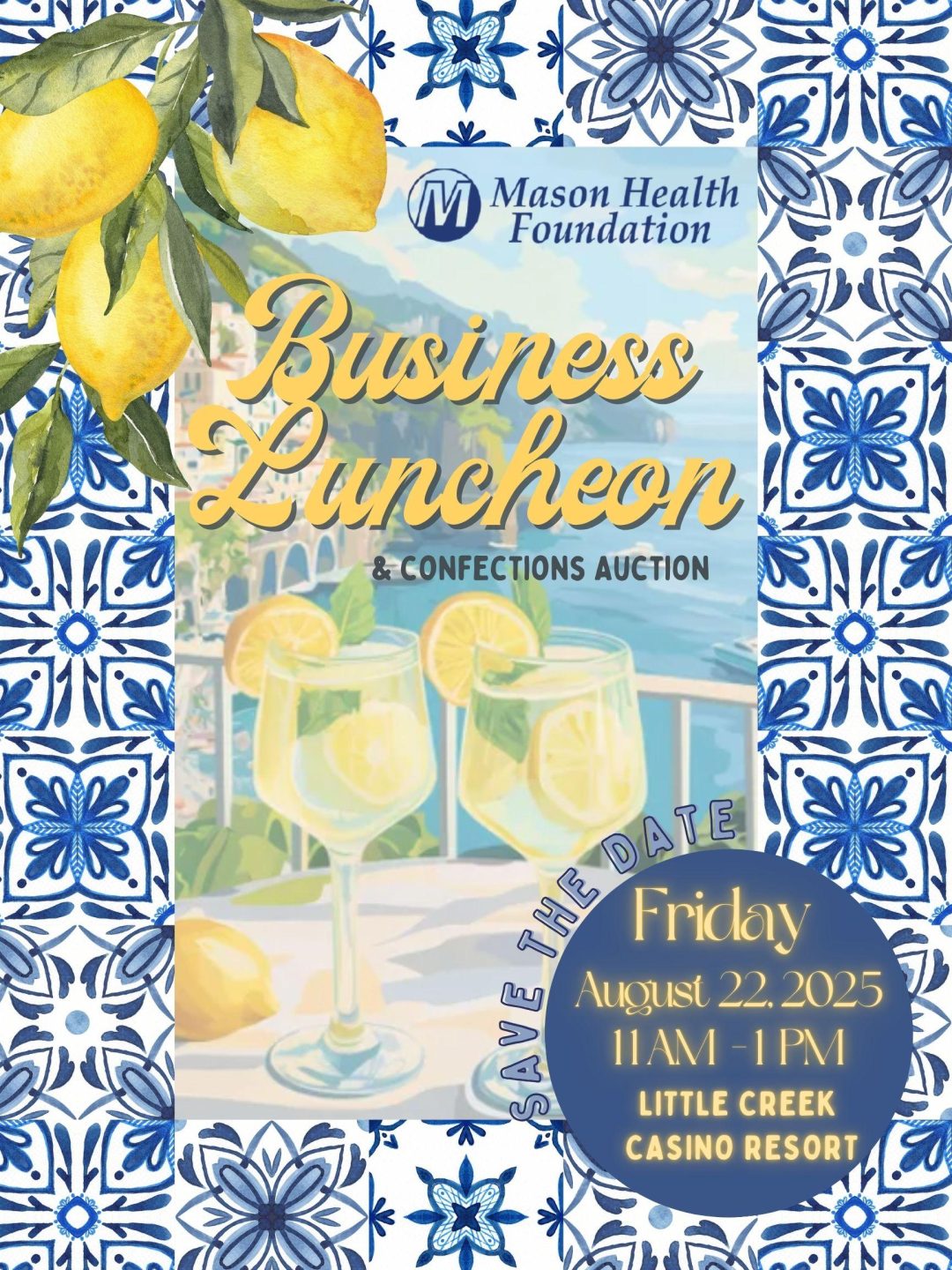 2025 Business Luncheon Flyer Playbill